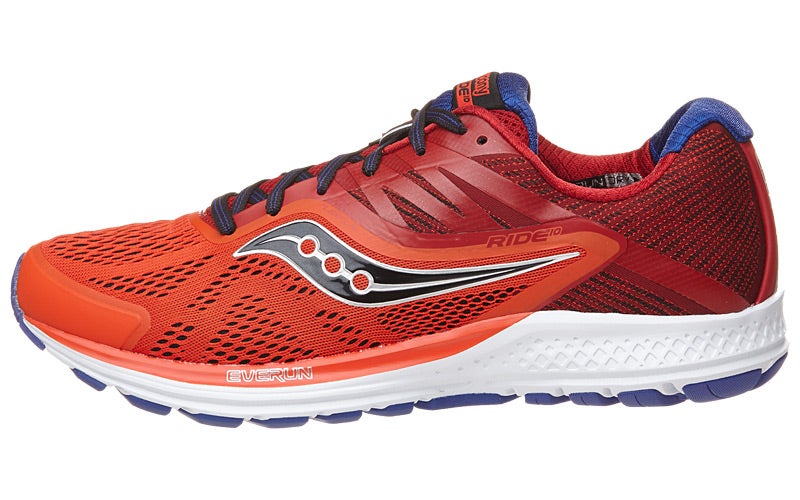 saucony ride 10 mens red
