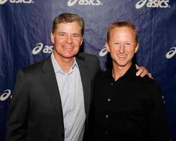Dan Patrick and Arne Hanson Dan Patrick and Arne Hanson of Asics