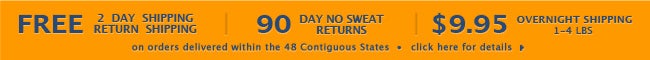 Free 2 Day Shipping, Free Returns - click here for more info