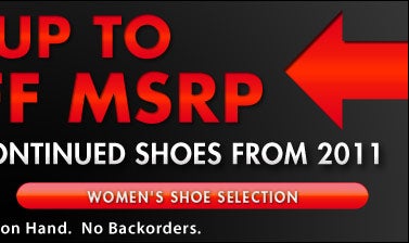 Save up to 50% Off MSRP - Women's Shoes