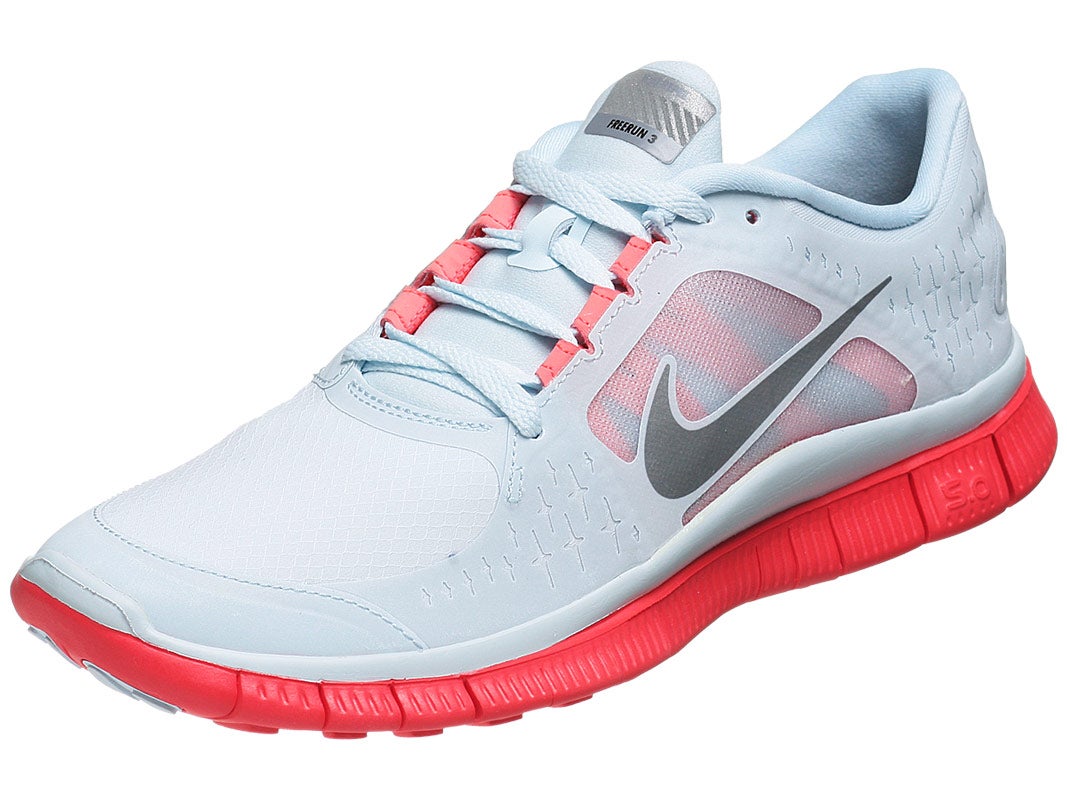 Nike FREE Run+ 3 Shield Women's Shoes Crimson/Silver. Price: $110.00