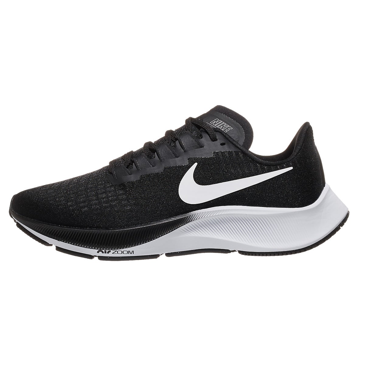 Nike Zoom Pegasus 37 Women's Shoes Black/White 360° View | Running ...