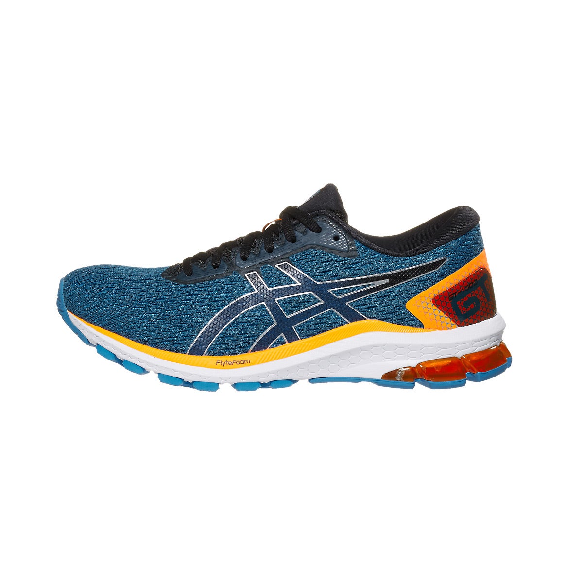 ASICS GT 1000 9 Men's Shoes Electric Blue/Black 360° View | Running ...