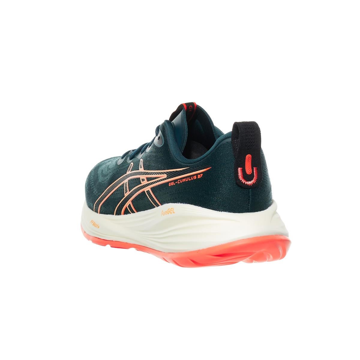 NEW ASICS men\'s gel-cumulus 27 running shoes in saxon green/coral reef ASICS GEL-Cumulus 27 Men main image 2