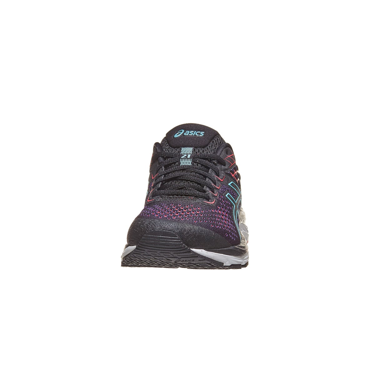 asics cumulus 21 black laser pink