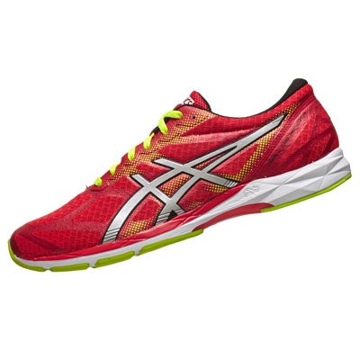 ASICS Gel DS Racer 10 Men's Shoes Red/Light/Yellow 360° View | Running ...