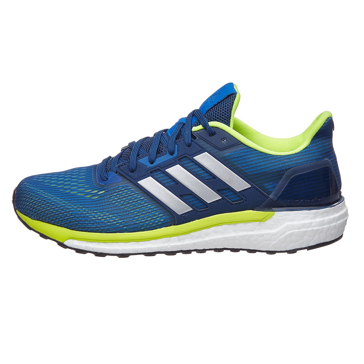 adidas Supernova Men's Shoes Blue/Silver/Yellow 360° View | Running ...