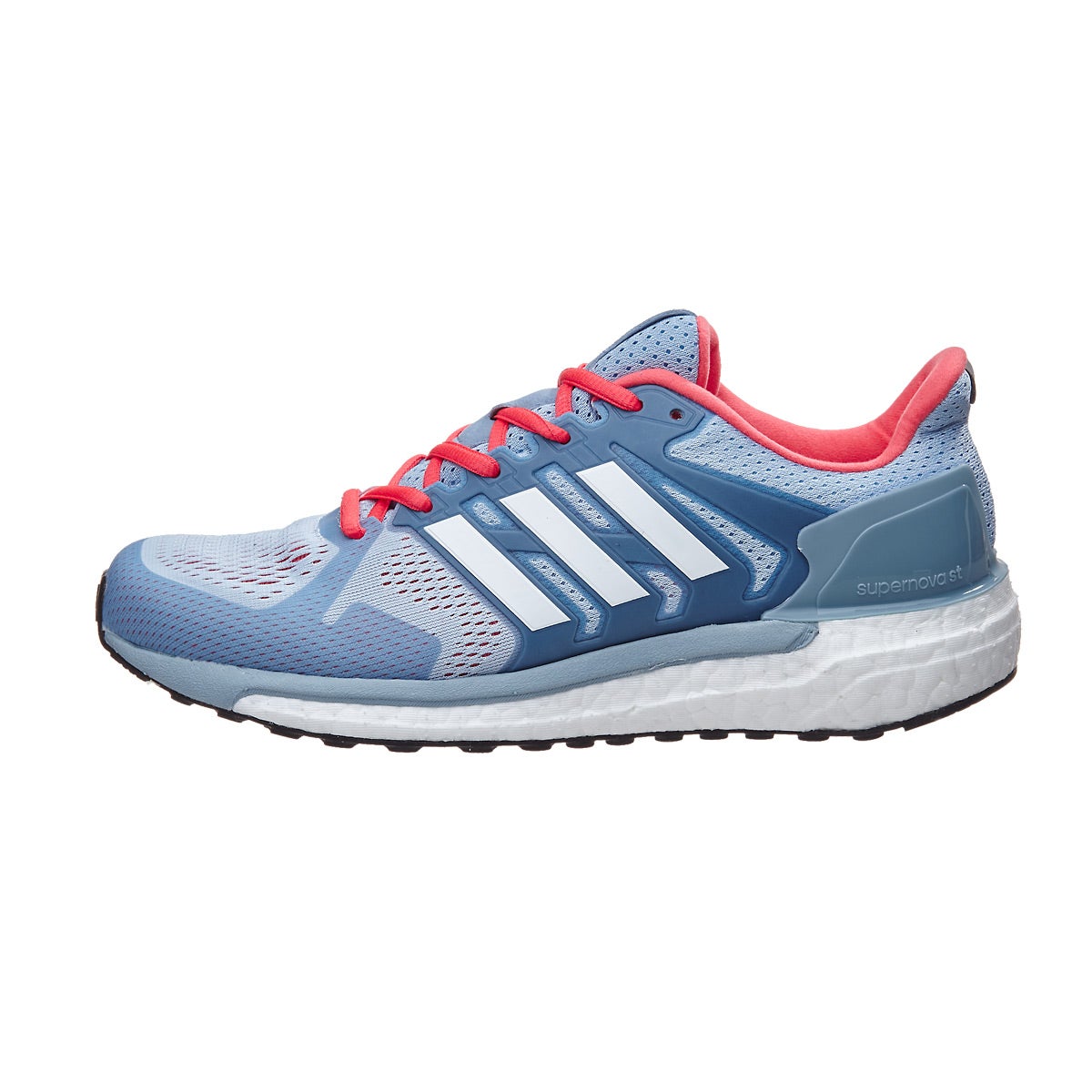 adidas Supernova ST Women's Shoes Easy Blue/Coral 360° View | Running ...