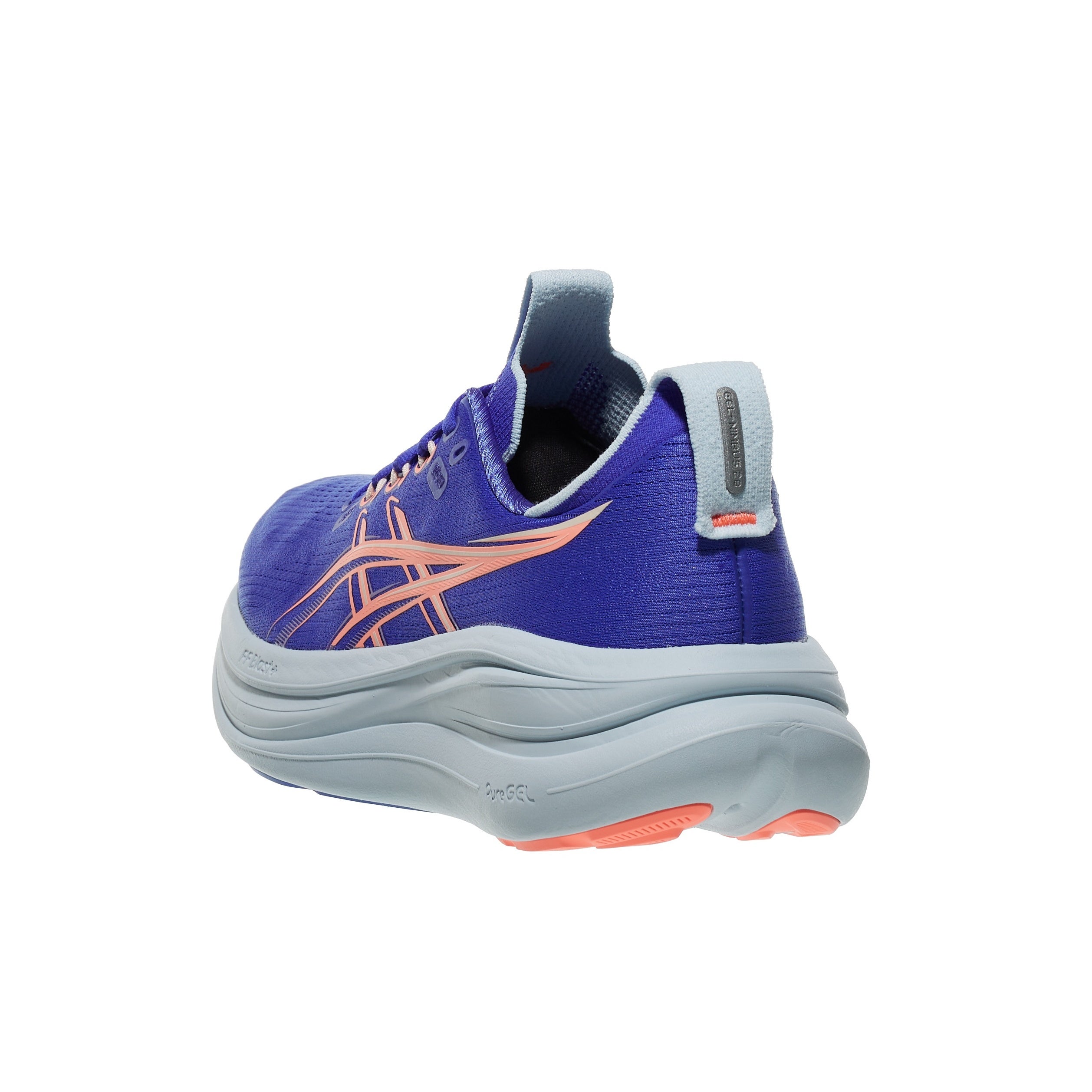 ASICS Gel Nimbus 28 Women's Shoes Cobalt Burst/Sun Cora 360° View