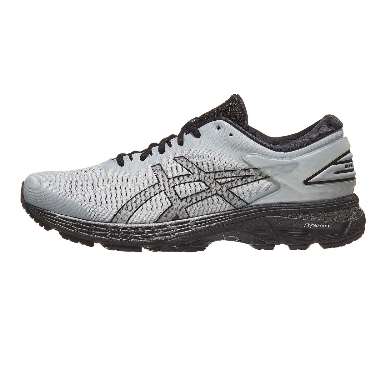 ASICS Gel Kayano 25 Men's Shoes Glacier Grey/Black 360° View | Running ...