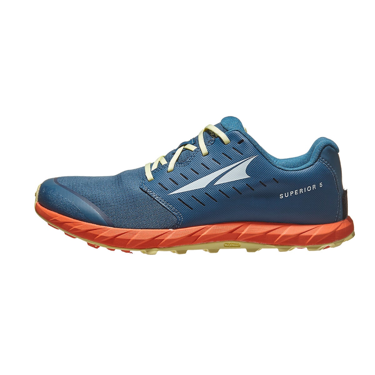 Altra Superior 5 Men's Shoes Blue/Orange 360° View | Running Warehouse