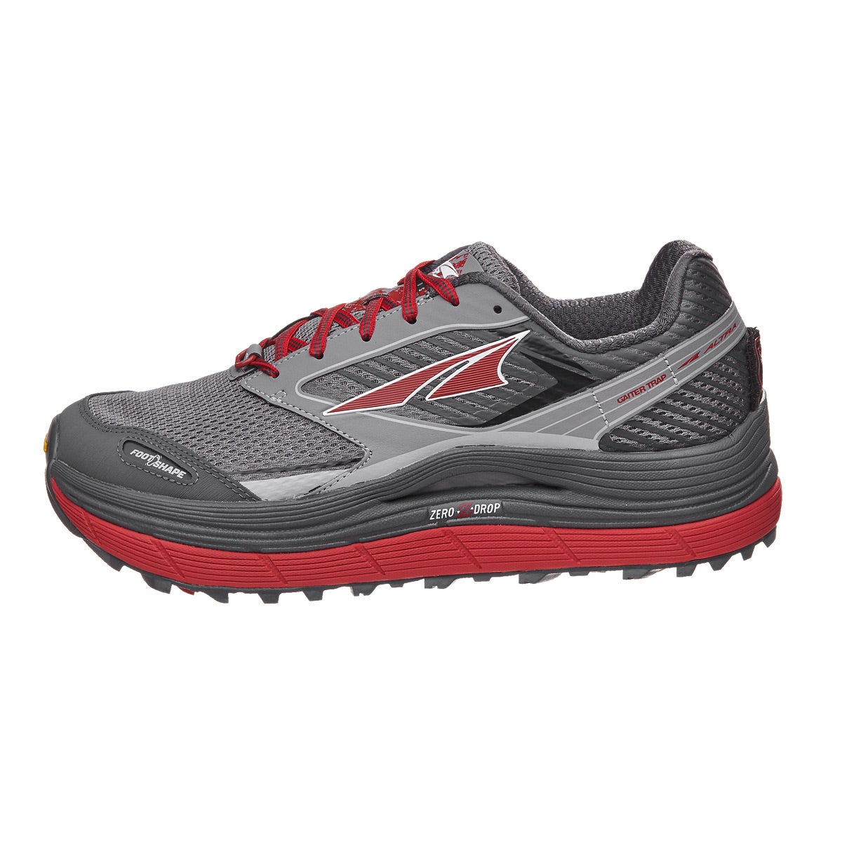 Altra Olympus 2.5 Men's Shoes Black/Red 360° View | Running Warehouse