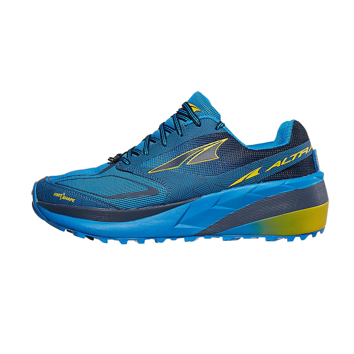 Altra Olympus 3.5 Men's Shoes Blue/Yellow 360° View | Running Warehouse