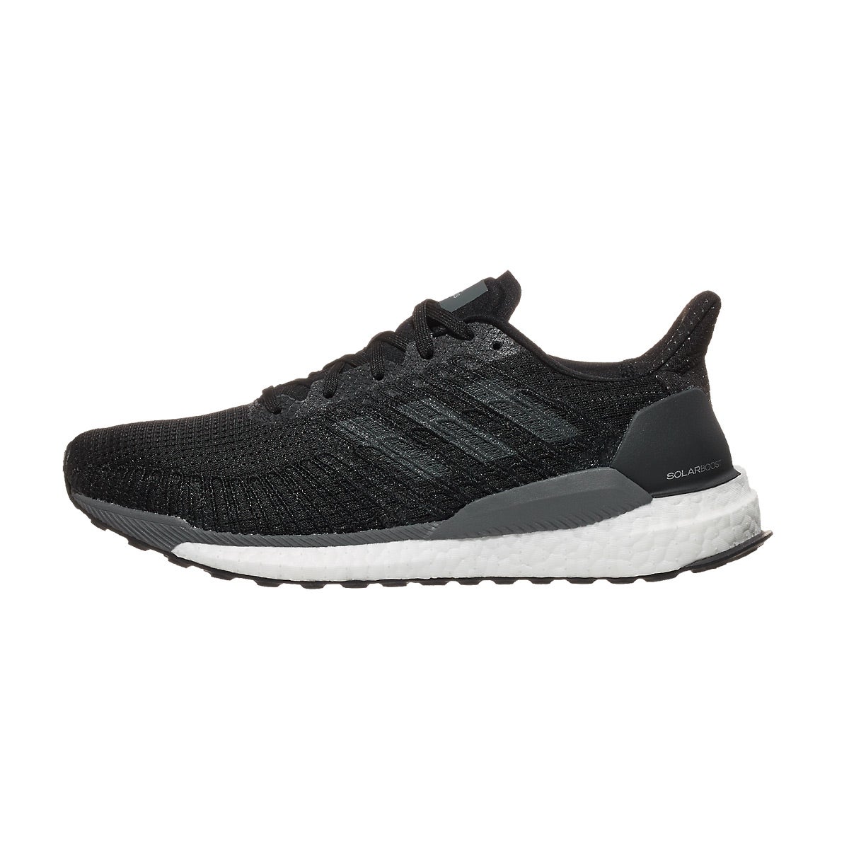 adidas Solar Boost 19 Men's Shoes Black/Carbon/Grey 360° View | Running ...