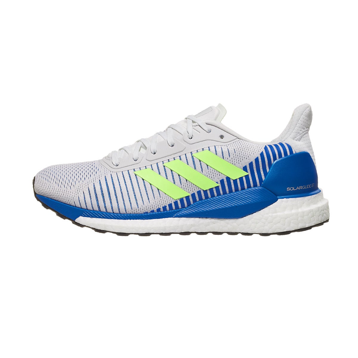 adidas Solar Glide ST Men's Shoes White/Green/Blue 360° View | Running ...
