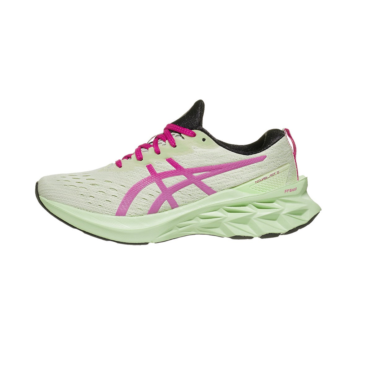 asics pink novablast trainers