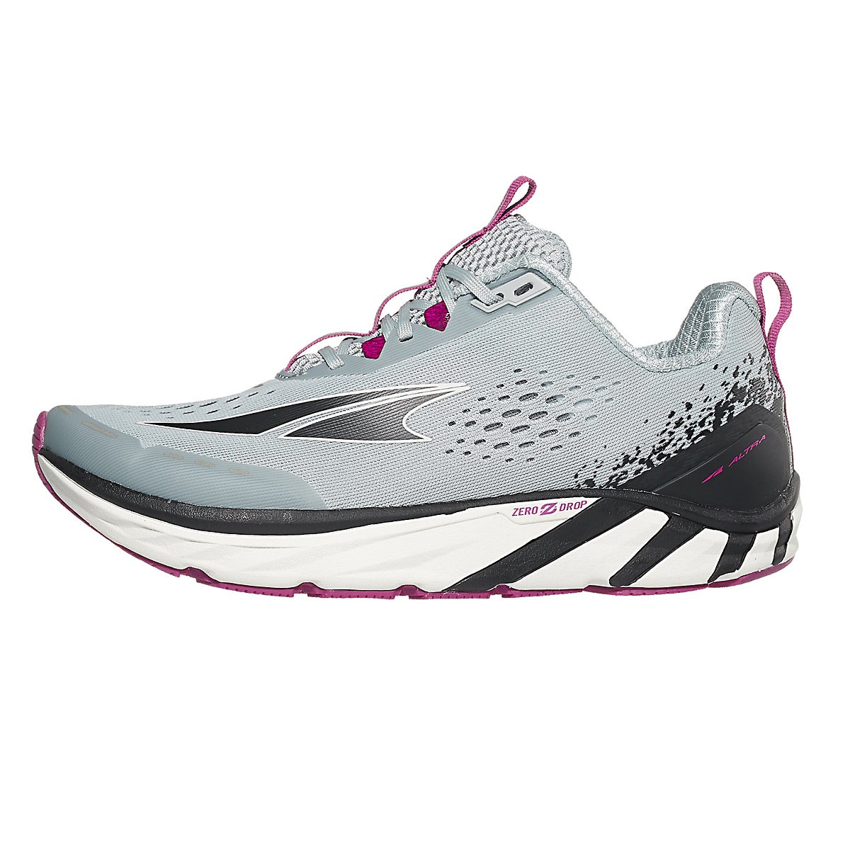 Altra Torin 4 Women's Shoes Gray/Purple 360° View | Running Warehouse