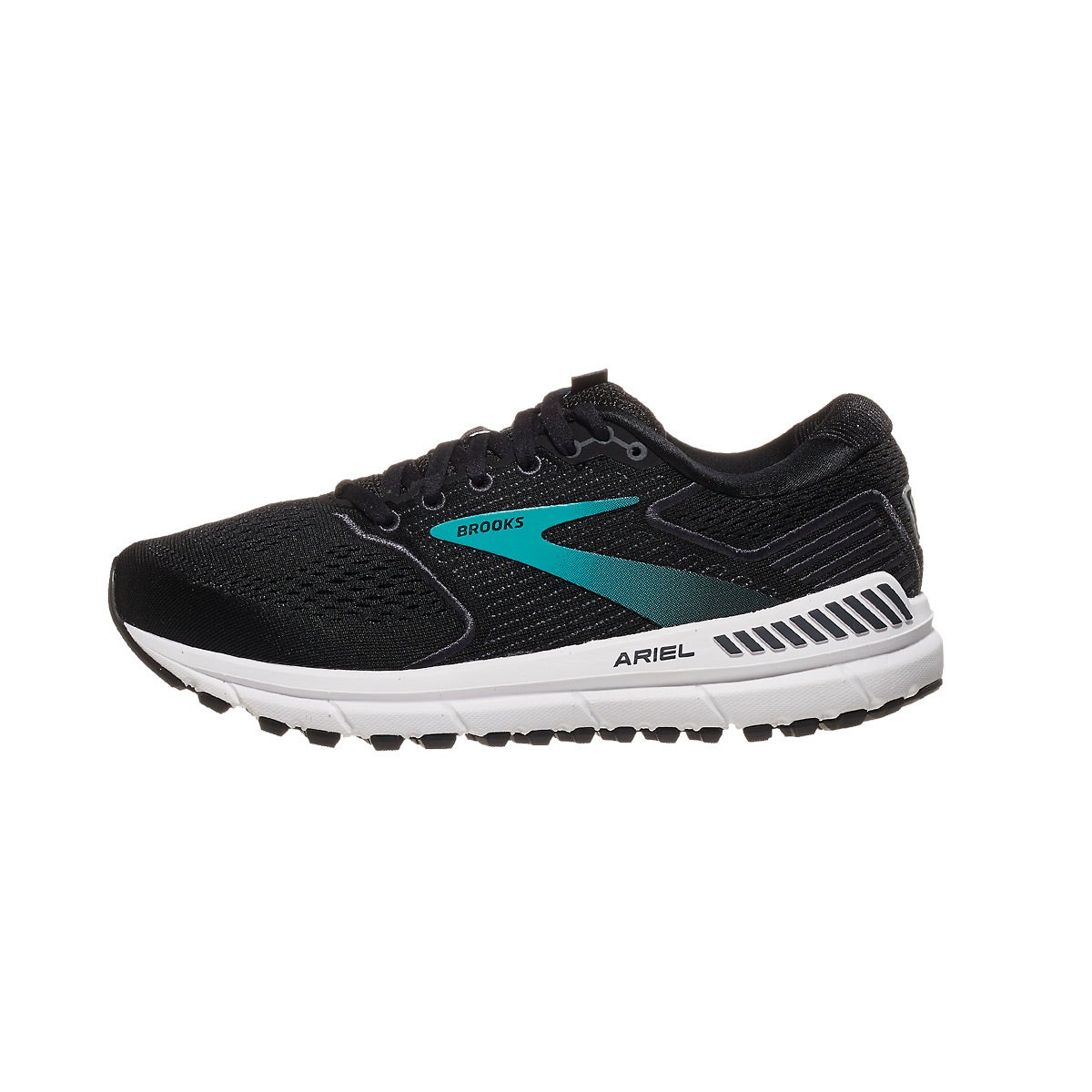 Brooks Ariel 20 Women's Shoes Black/Ebony/Blue 360° View | Running