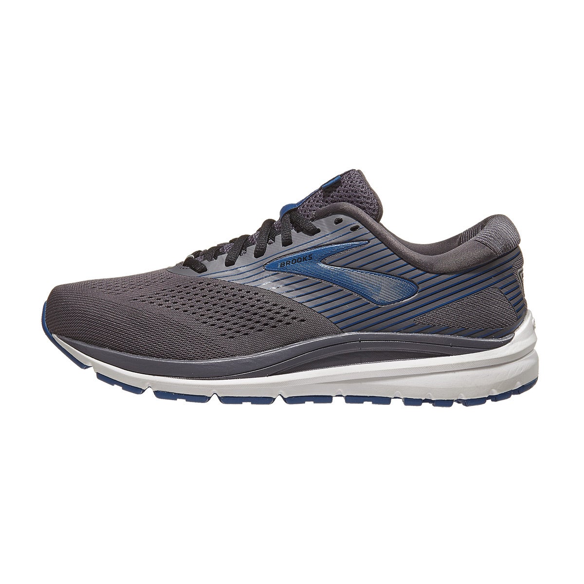 Brooks Addiction 14 Men's Shoes Blackened Pearl/Blue 360° View ...