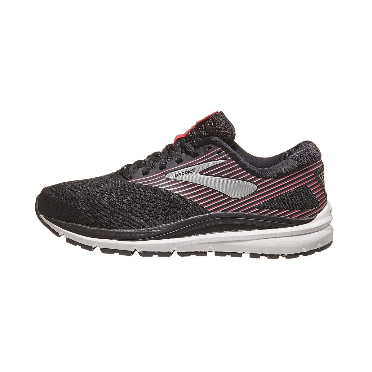 Brooks Addiction 14 Women's Shoes Black/Pink/Silver 360° View Running