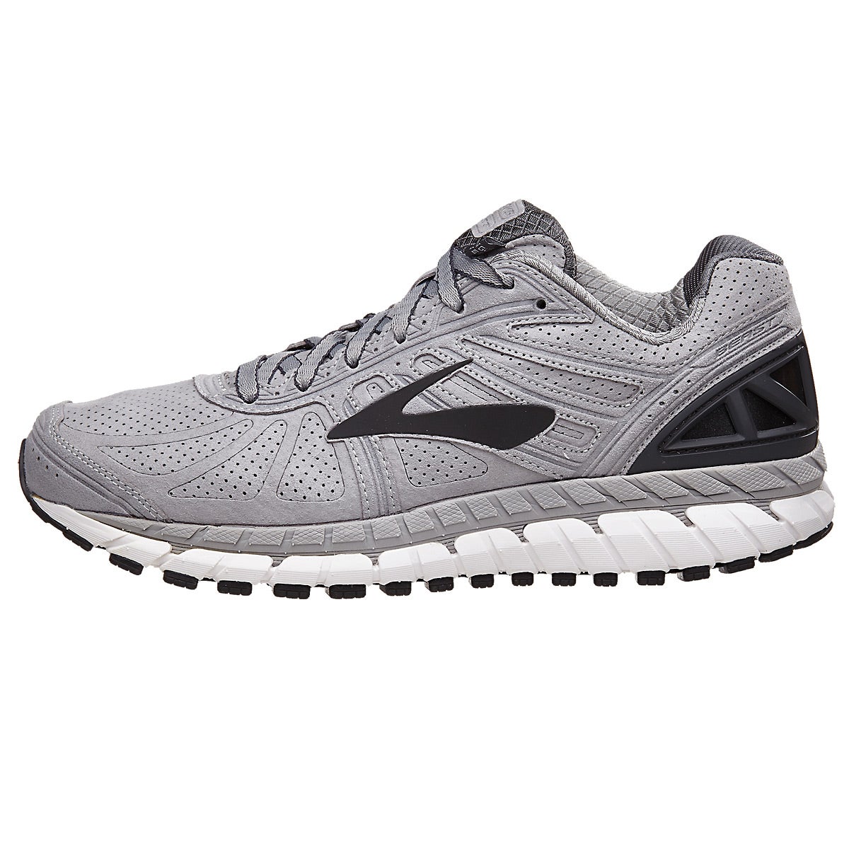 Brooks Beast 16 Men's Shoes Suede/Silver/Anthracite 360° View | Running ...