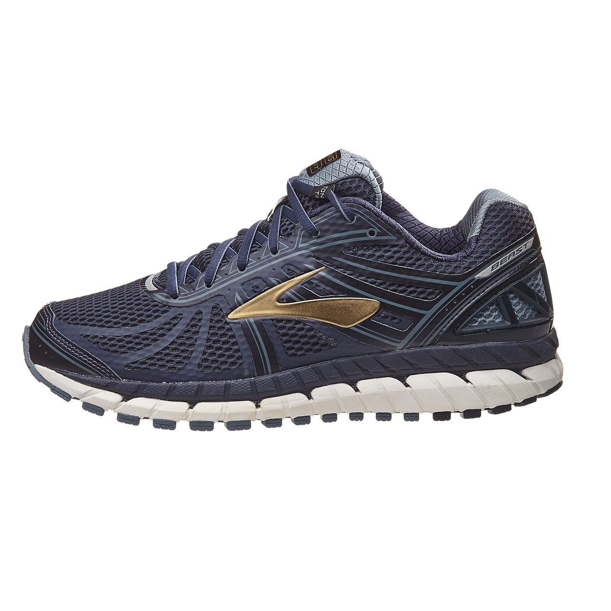 Brooks Beast 16 Men's Shoes Peacoat Navy/Blue/Gold 360° View | Running ...