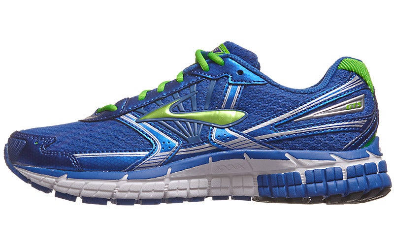 Brooks Kids Adrenaline GTS 14 Boy's Shoes Blue/Grn/W 360° View