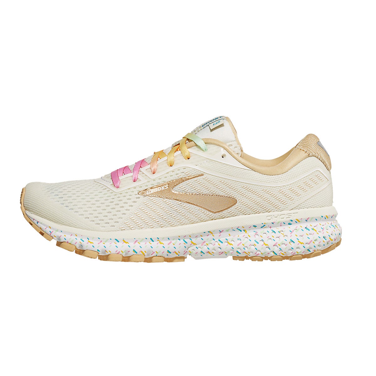 brooks women's ghost 12 vanilla sprinkles running shoes