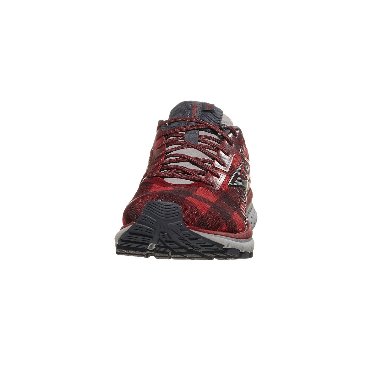 brooks ghost 12 red plaid