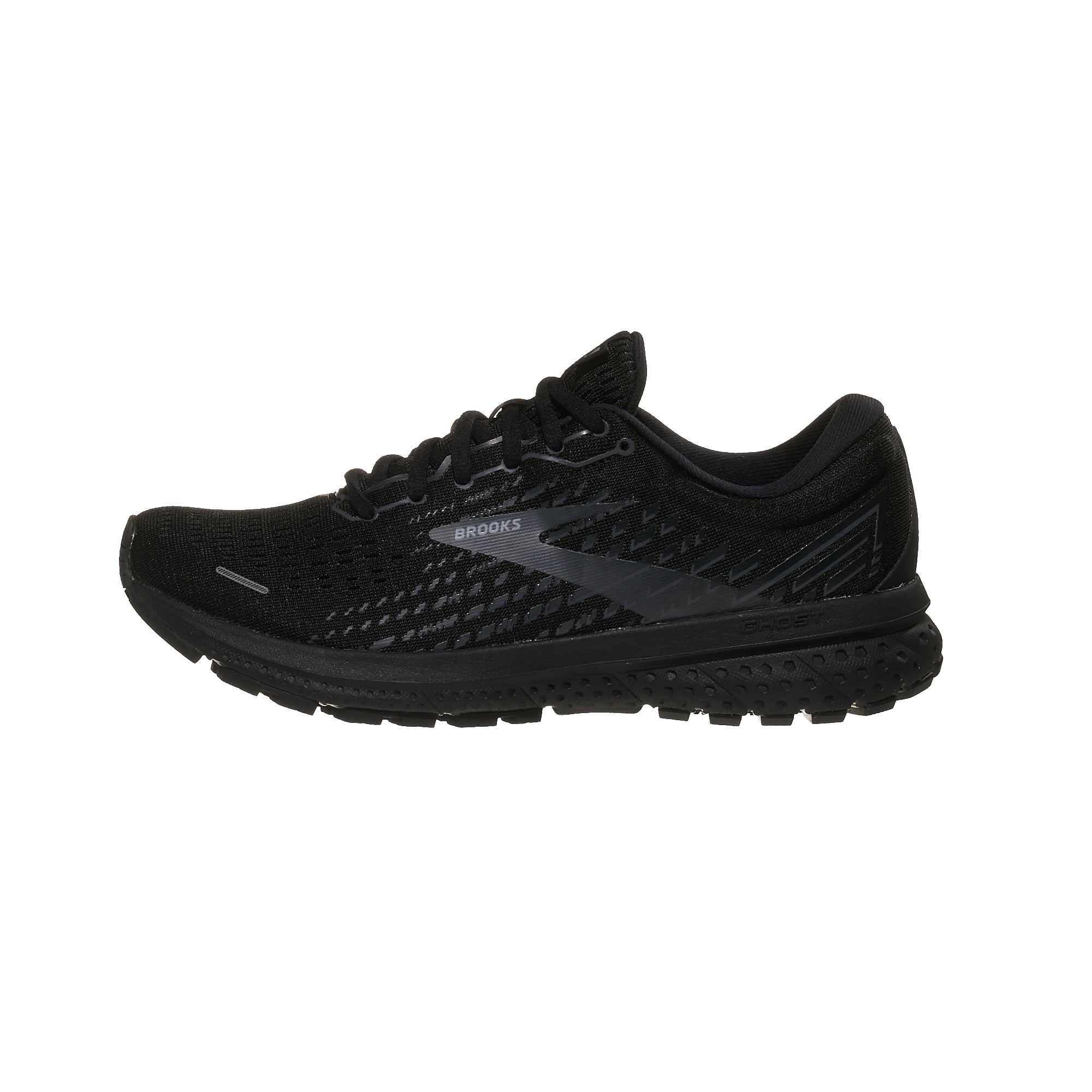 Brooks Ghost 13 Women's Shoes Black/Black 360° View | Running Warehouse