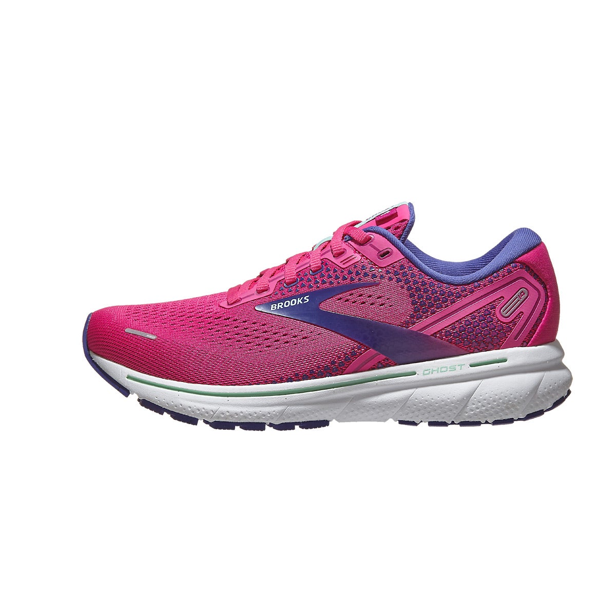 Brooks Ghost 14 Women's Shoes Fuschia/Yucca/Navy 360° View - Tennis ...