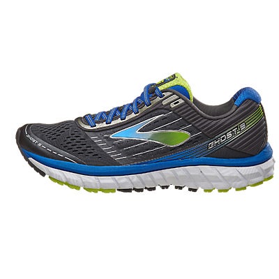 Brooks Ghost 9 Men's Shoes Anthracite/Blue/Lime 360° View | Running ...