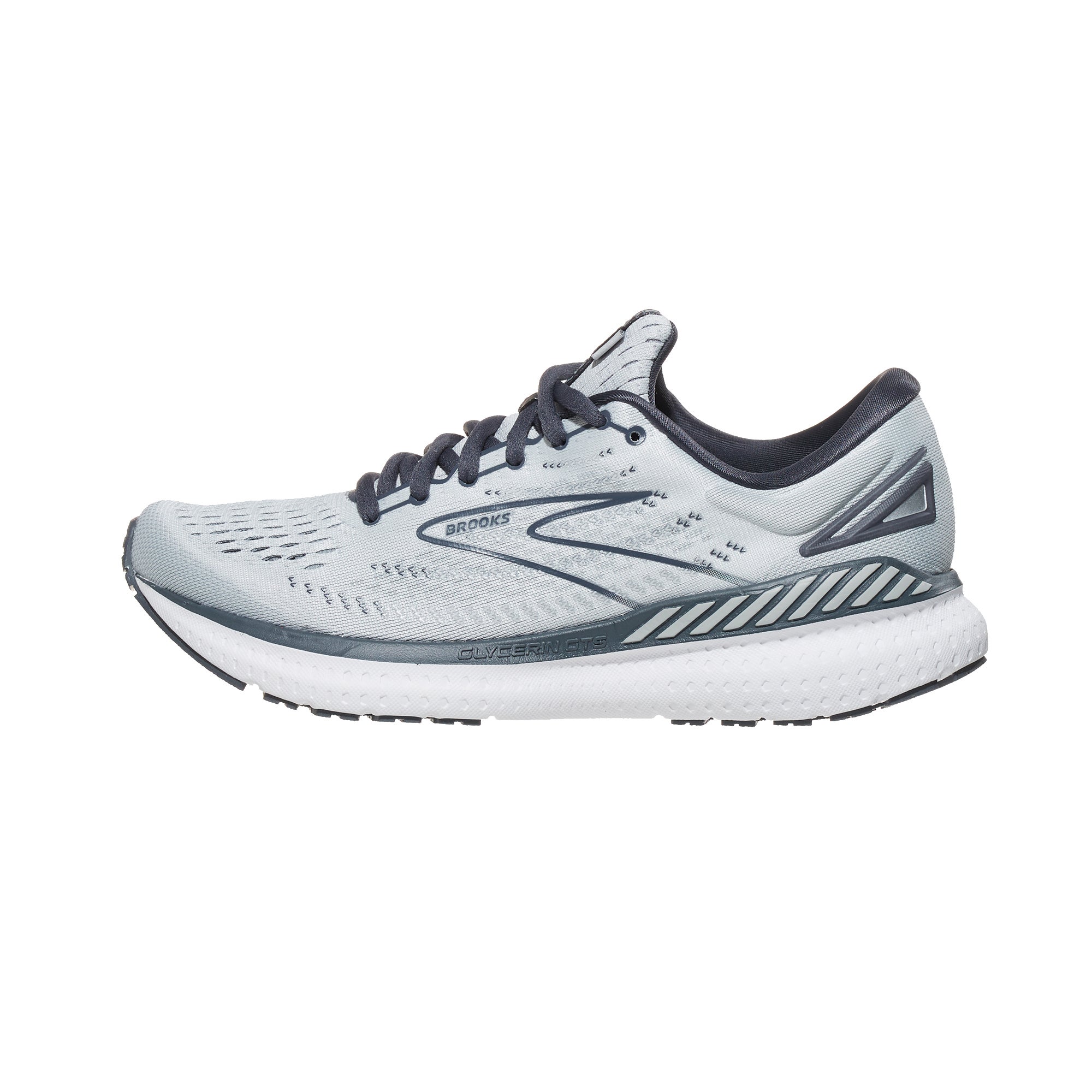 Brooks Glycerin GTS 19 Women's Shoes Grey/Ombre/White 360° View ...