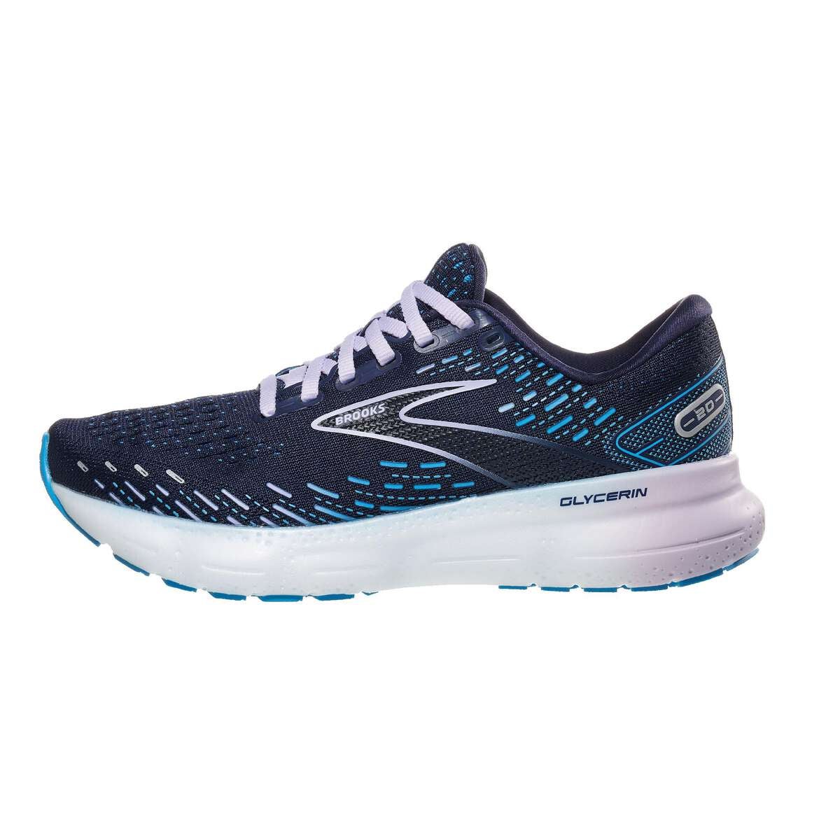 Brooks Glycerin 20 Women's Shoes Peacoat/Ocean/Lilac 360° View - Tennis ...