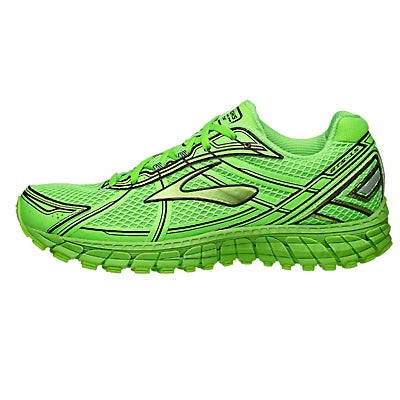 Brooks Adrenaline GTS 15 Men's Shoes Green Vivid 360° View | Running ...
