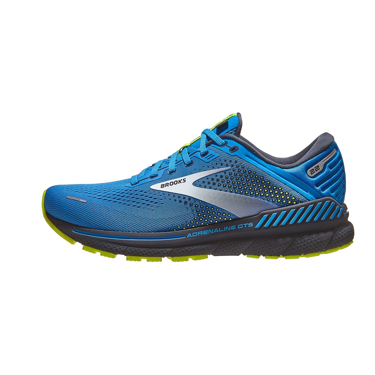 Brooks Adrenaline GTS 22 Men's Shoes Blue/Ink/Nightlife 360° View ...