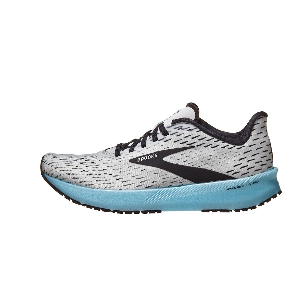 Brooks Hyperion Tempo Women's Shoes White/Black/Aqua 360° View ...