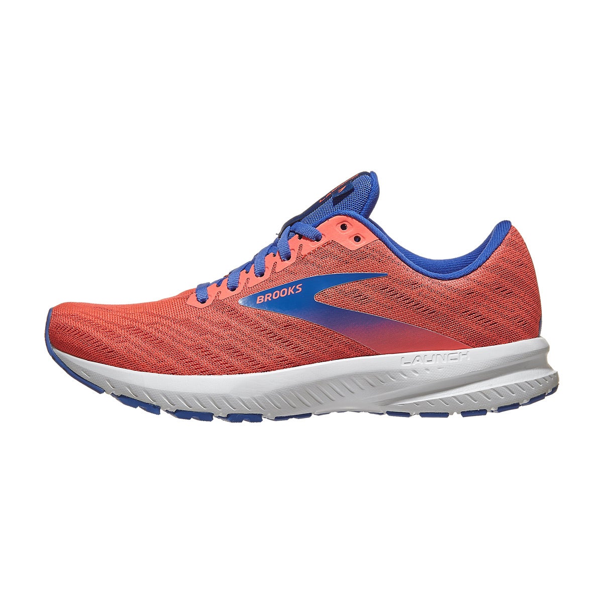 Brooks Launch 7 Women's Shoes Coral/Claret/Blue 360° View | Running ...
