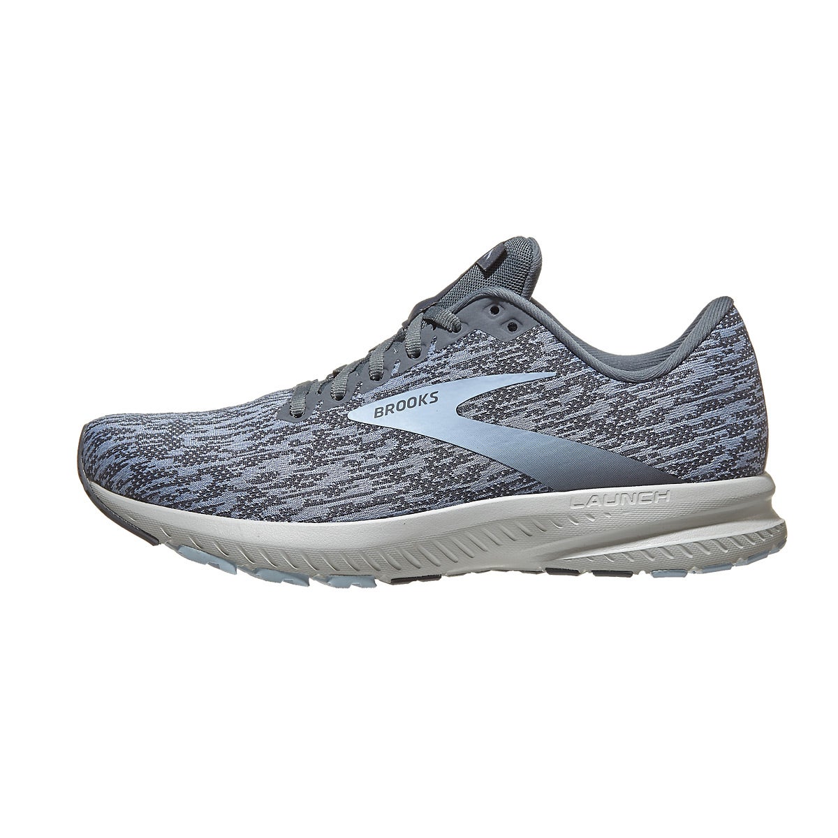 Brooks Launch 7 Women's Shoes Turbulence/Grey/Blue 360° View | Running ...