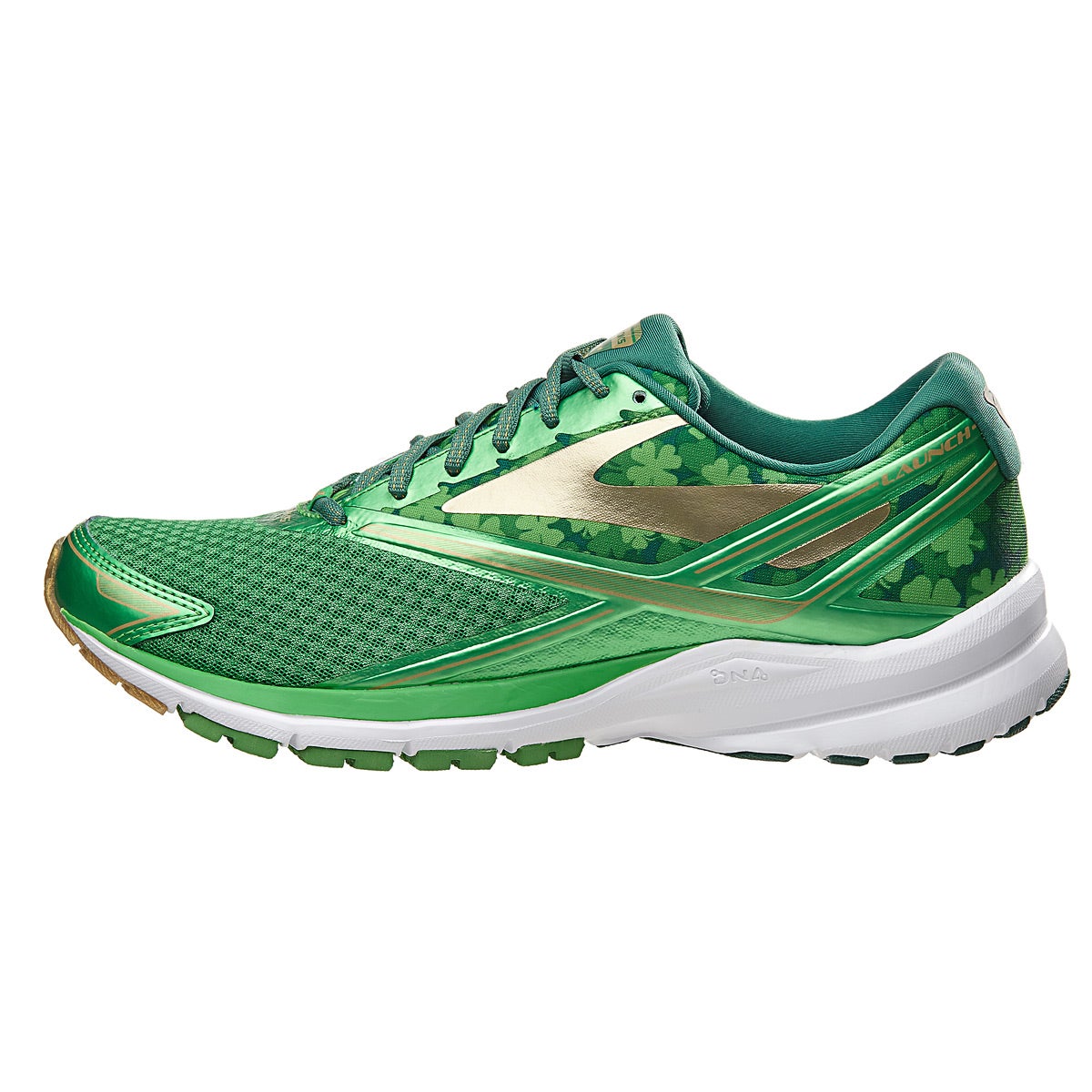 Brooks Launch 4 Men's Shoes St. Patty's Day 360° View Running Warehouse
