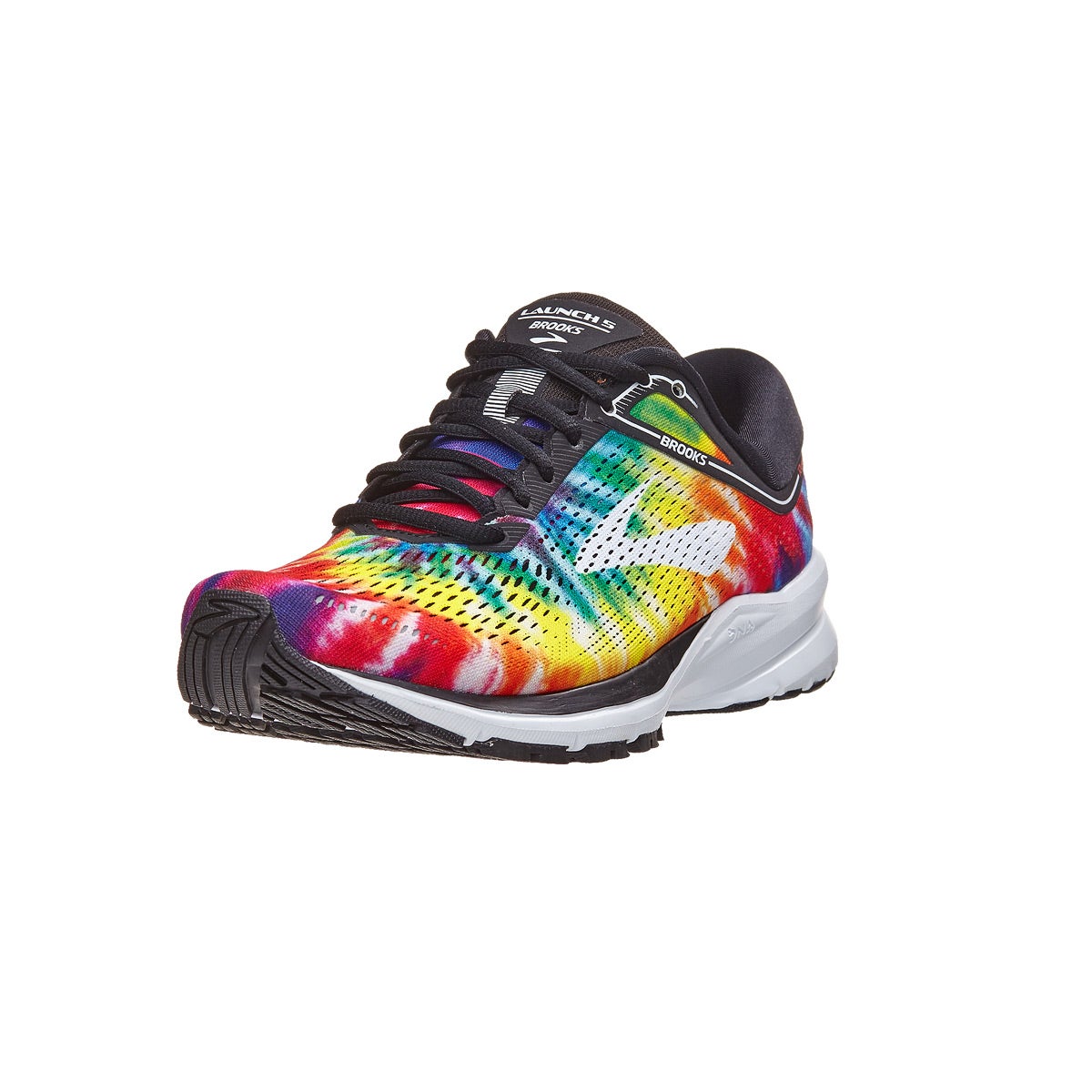 tie dye brooks launch 5