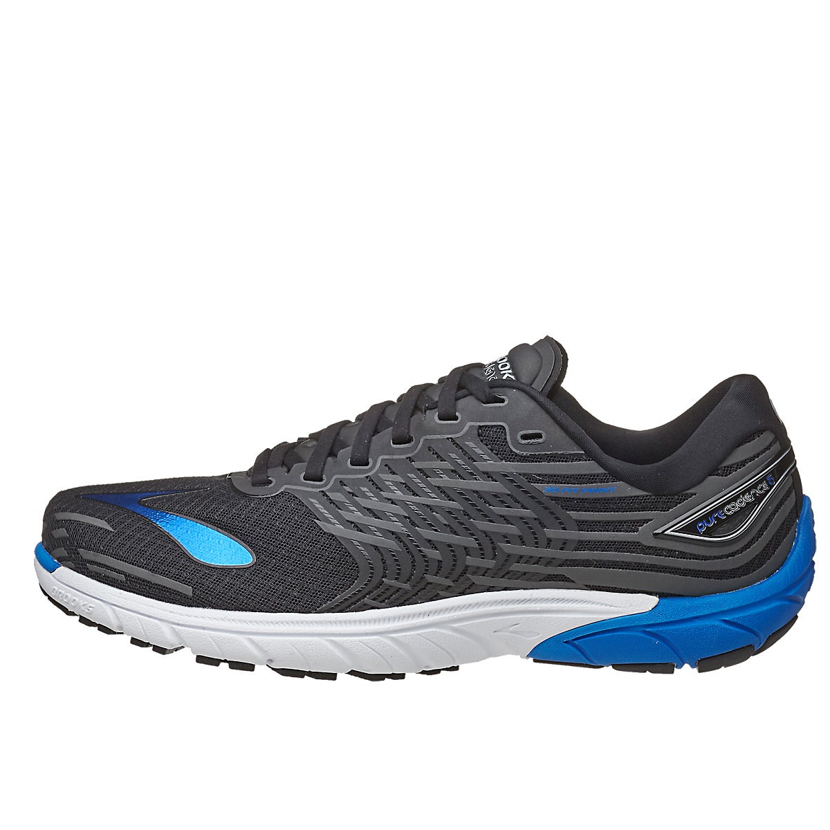 Brooks PureCadence 5 Men's Shoes Black/Blue/Anthraci 360° View ...