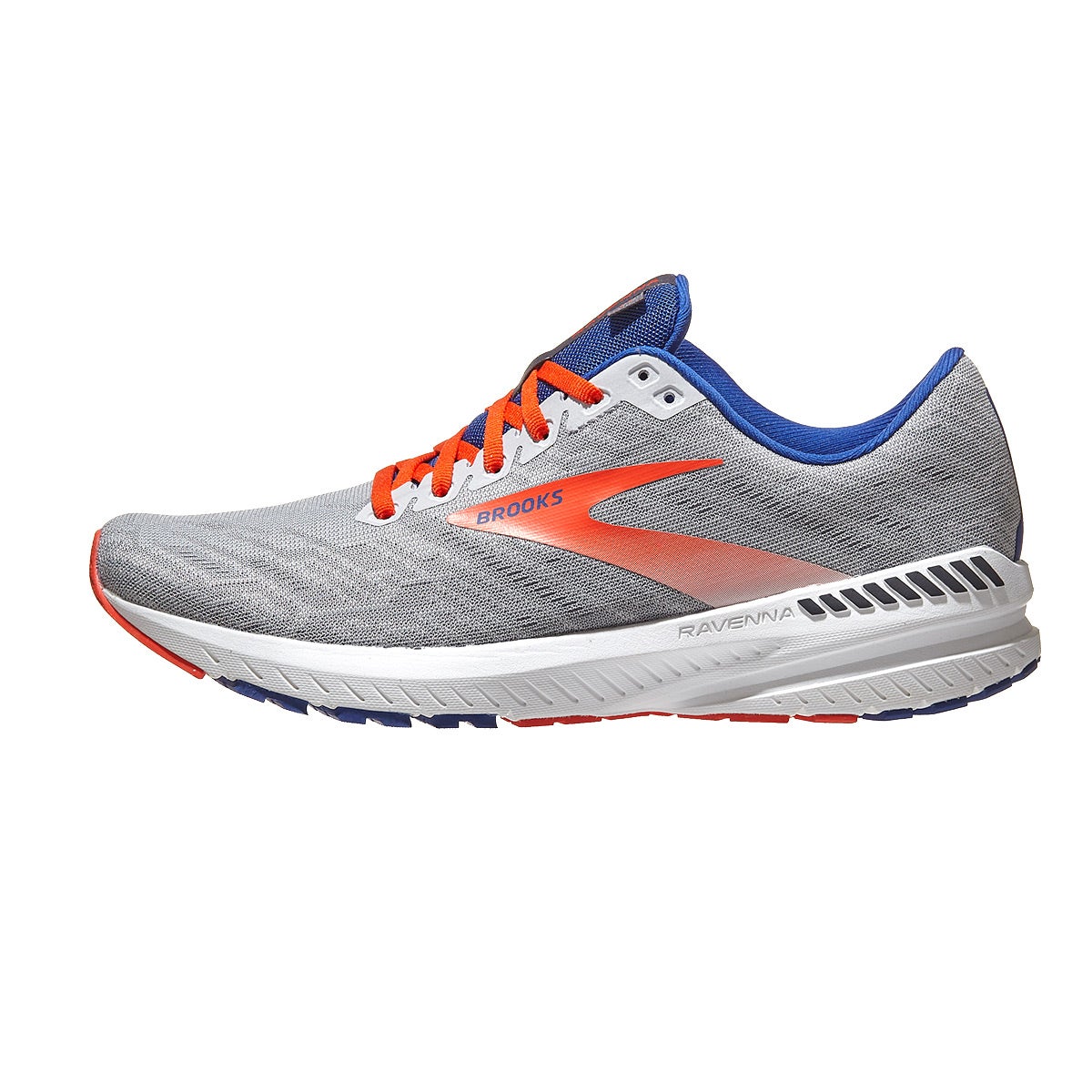 Brooks Ravenna 11 Men's Shoes Grey/Cherry/Mazarine 360° View | Running ...