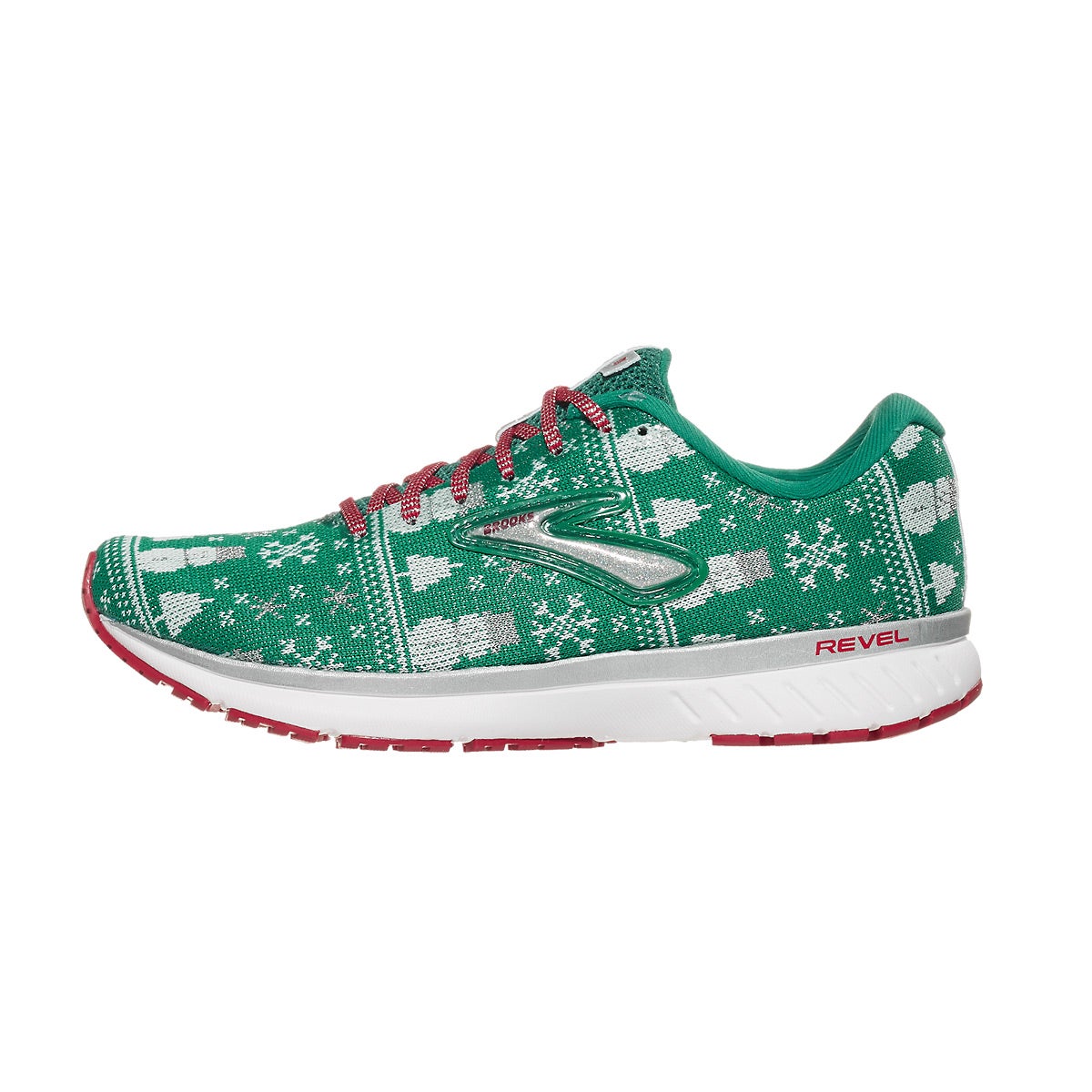 Brooks Revel 3 Women�s Shoes Ugly Sweater Green 360° View Brooks Revel 3 Women�s Shoes Ugly Sweater Green 360° View