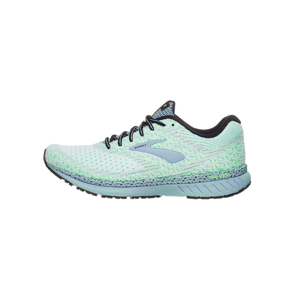 Brooks Revel 3 Women's Shoes Retro White/Mint/Black 360° View | Running ...