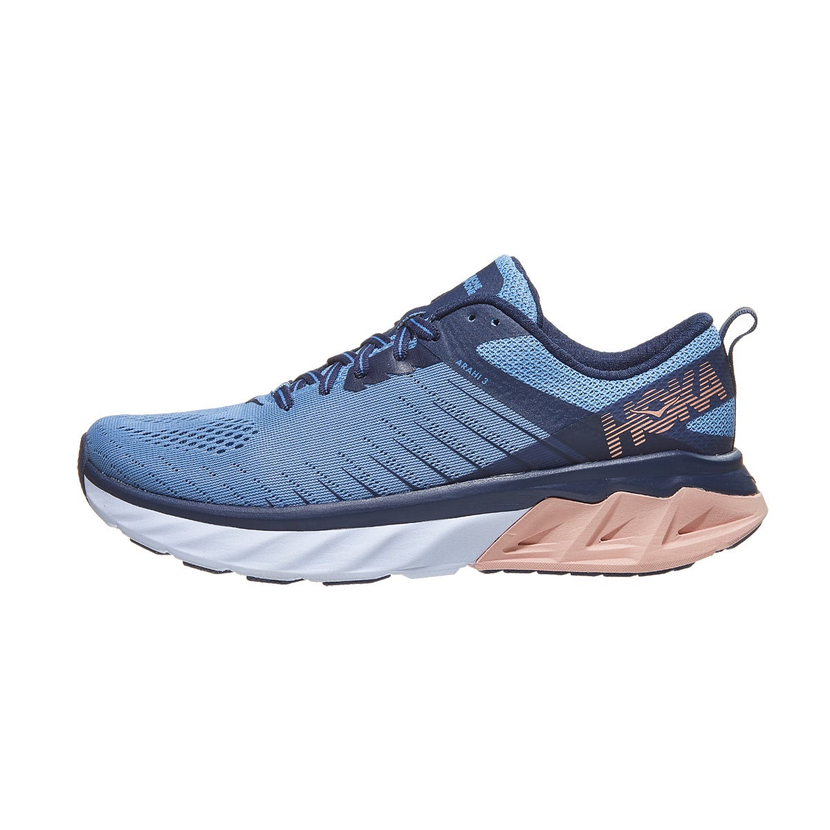 HOKA Arahi 3 Women's Shoes Allure/Mood Indig 360° View | Running Warehouse