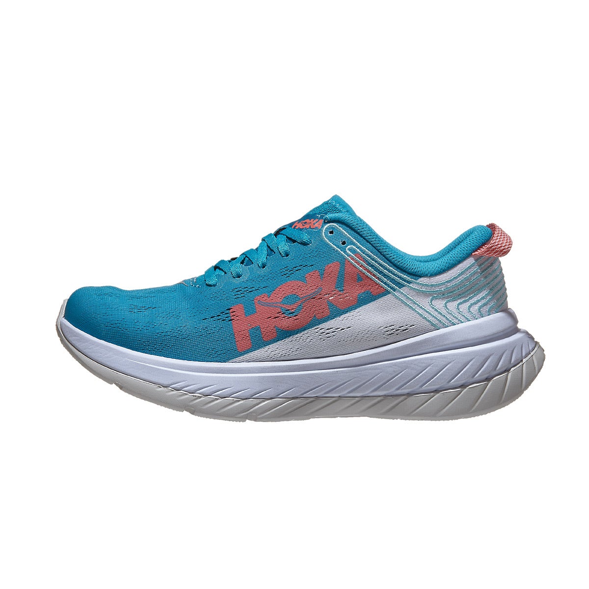 HOKA ONE ONE Carbon X Women's Shoes Caribbean Sea/White 360° View ...