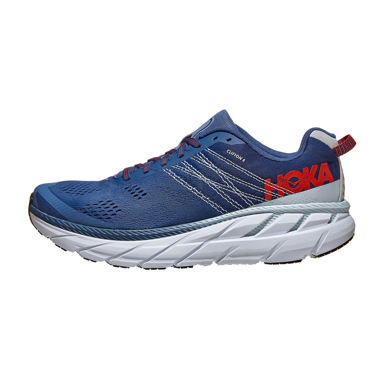 HOKA ONE ONE Clifton 6 Men's Shoes Ensign Blue/Air 360° View | Running ...
