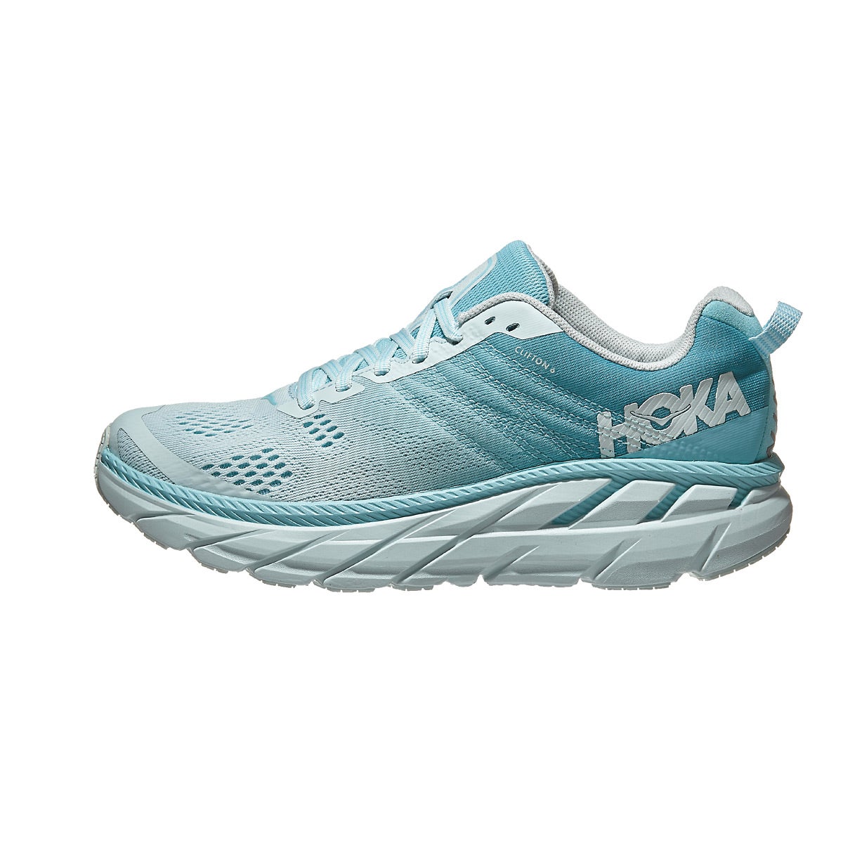 HOKA ONE ONE Clifton 6 Women's Shoes Antigua Sand/Bl 360° View ...