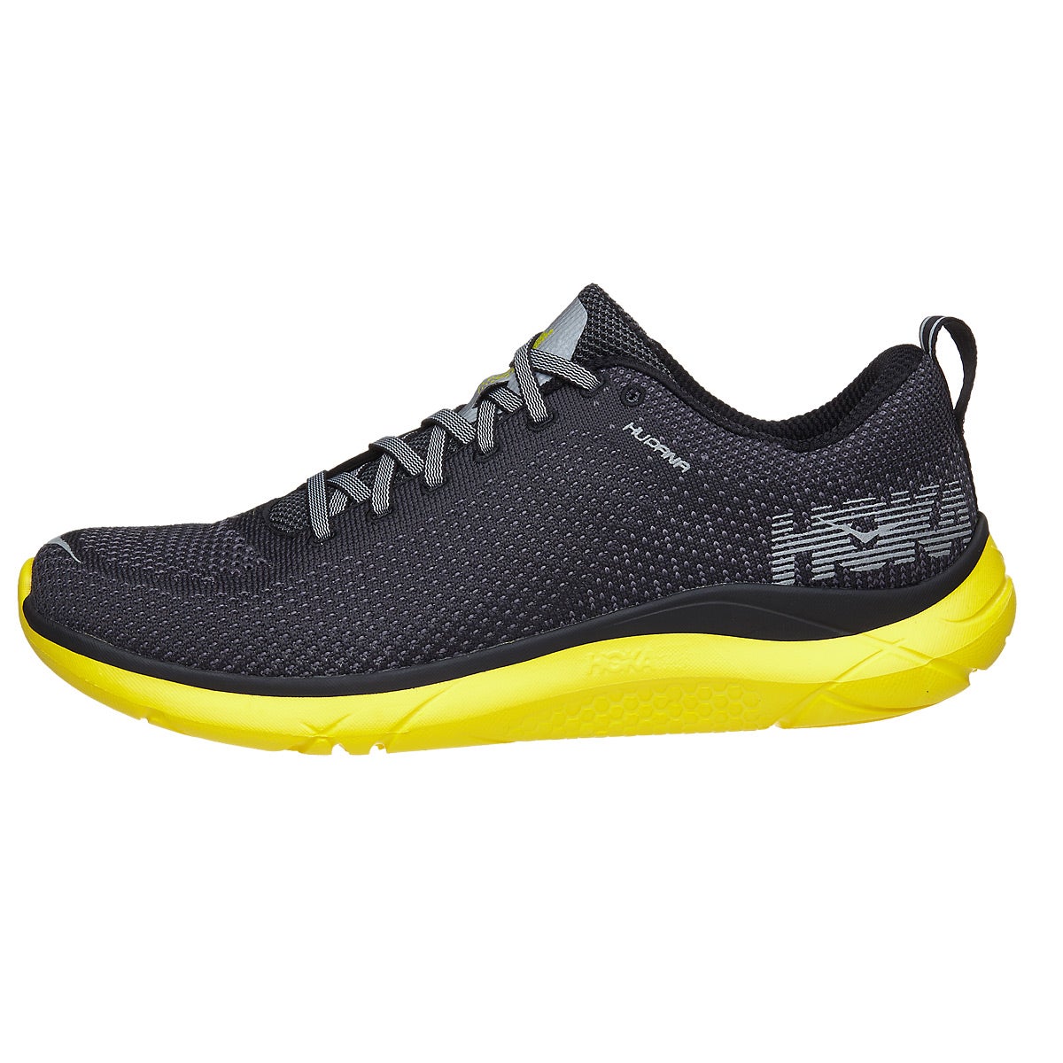 HOKA Hupana 2 Men's Shoes Black/Empire Yello 360° View Running Warehouse